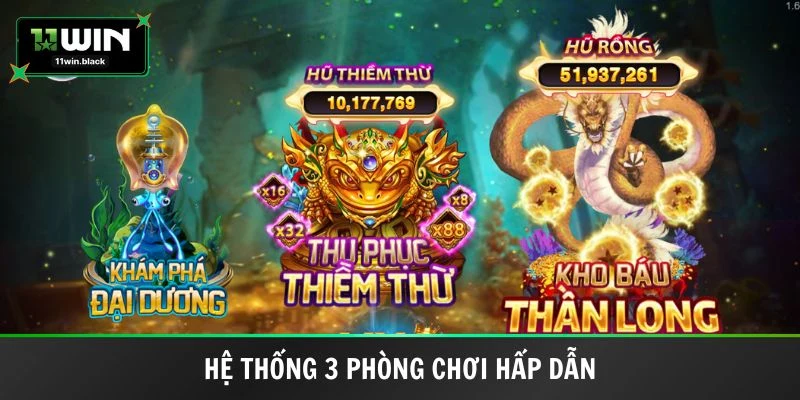 3 sảnh xứng đáng giải trí ở bắn cá online